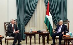 لقاء الرئيس عباس بمدير جهاز المخابرات العامة الأميركية