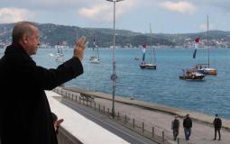 الرئيس التركي رجب جيب اردوغان يزور أنقرة