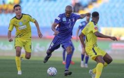 من مباراة التعاون ضد الفيحاء