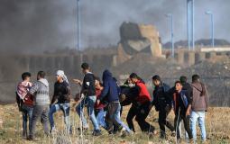 مواجهات مع الاحتلال شرق قطاع غزة
