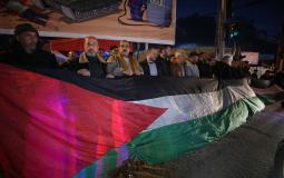 مسيرات في قطاع غزة اعتراضاً على جرائم الاحتلال في نابلس
