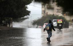 الأمطار في قطاع غزة