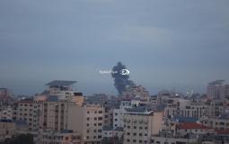 قصف اسرائيلي يستهدف موقعا في قطاع غزة