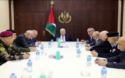 اجتماع الرئيس عباس بأجهزة وقوى الأمن الفلسطينية