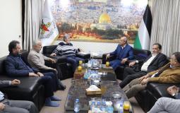جانب من لقاء زياد النخالة مع نائب الأمين العام للجبهة الشعبيّة