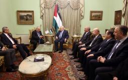 جابن من لقاء الرئيس عباس مع وزير الخارجية الجزائري