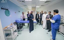 مستشفى حمد بغزة يستقبل وفدا قطريا للتدريب والتجهيز