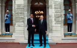 الملك القطري ورئيس تركيا رجب اوردوغان
