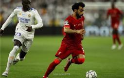 محمد صلاح لاعب ليفربول في مباراة ضد ريال مدريد