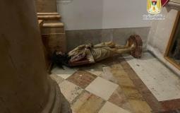 الاعتداء على كنيسة في القدس