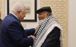 لقاء الرئيس عباس مع فؤاد الشوبكي
