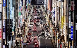 أحد شوارع اليابان