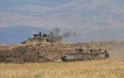 الجيش الإسرائيلي يجري تدريبات عسكرية عند الحدود الشمالية - أرشيف