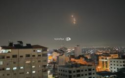 القصف الإسرائيلي على غزة الليلة الماضية