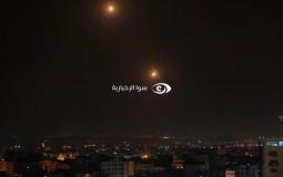 لحظة إطلاق الصواريخ من غزة - ارشيف