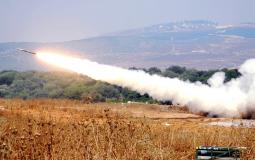 إطلاق الصواريخ من لبنان تجاه إسرائيل.JPG