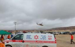 إنقاذ 26 إسرائيليا حاصرتهم الفيضانات في وادي عربة
