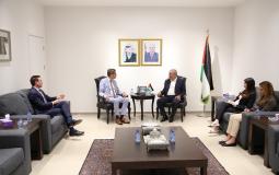 لقاء الشيخ مع ممثل ألمانيا لدى فلسطين