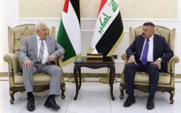 لقاء وزير الداخلية الفلسطيني مع نظيره العراقي