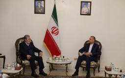 لقاء النخالة ووزير الخارجية الإيراني في بيروت