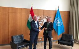 المالكي يطلع رئيس الجمعية العامة للأمم المتحدة على آخر التطورات
