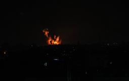 قصف على غزة الآن