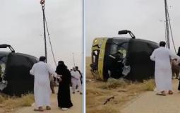 حادث مروع في مدينة بريدة في السعودية