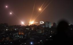 صواريخ من غزة خلال العدوان الأخير على القطاع
