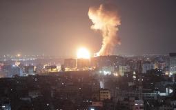قصف غزة الآن .. تصوير وكالة سوا