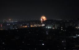 قصف إسرائيلي على غزة الليلة