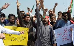 احتجاجات في باكستان