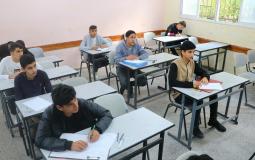 امتحانات نهاية الفصل الدراسي الثاني في غزة