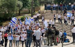 انطلاق مسيرة الأعلام في مدينة القدس