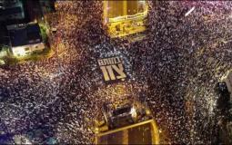 مظاهرات  إسرائيلية ضد حكومة نتنياهو