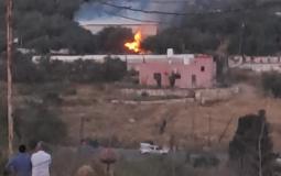إصابات وإحراق "بركس" خلال هجوم للمستوطنين في نابلس