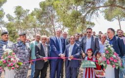 افتتاح "غابة بنك فلسطين" شمال نابلس