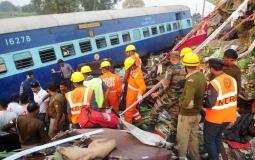 حادث تصادم بين قطارات في الهند
