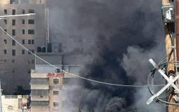 حريق رام الله المنطقة الصناعية.jpg