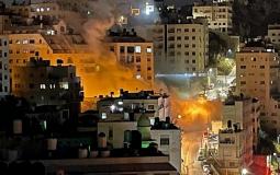 الاحتلال يفجر منزل الأسير كمال الجوري في نابلس