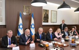 نتنياهو خلال جلسة للحكومة الإسرائيلية - تعبيرية