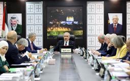 قرارات مجلس الوزراء الفلسطيني خلال جلسته الأسبوعية في رام الله / صورة من الجلسة