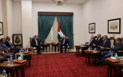 الرئيس عباس يستقبل رؤساء الأندية الأردنية المشاركة في بطولة القدس والكرامة
