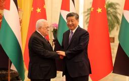 الرئيس الفلسطيني محمود عباس ونظيره الصيني - أرشيف