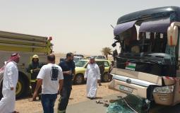 إصابة أحد حجاج دولة فلسطين نتيجة حادث سير في السعودية