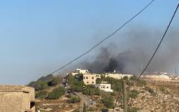 إصابات في هجوم للمستوطنين على قرية جالود في نابلس / صورة من المكان