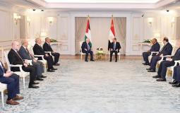 تفاصيل اجتماع الرئيس عباس مع نظيره المصري في مدينة العلمين