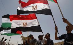 أعلام مصر وفلسطين - توضيحية