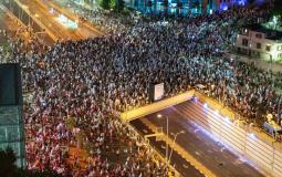 احتجاجات إسرائيلية كبيرة ضد حكومة نتنياهو