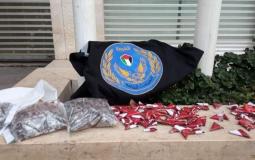 المباحث بغزة تضبط 450 قطعة مفرقعات خطرة