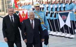 الرئيس عباس ونظيره التركي أردوغان